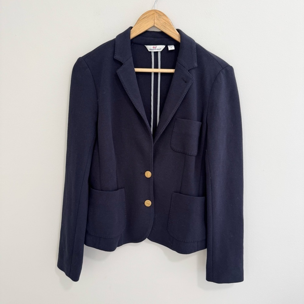 Vineyard Vines Navy Blazer with Gold Buttons